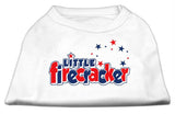 Little Firecracker Screen Print Shirts White L (14)