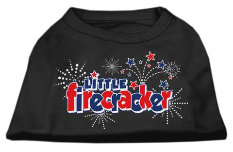 Little Firecracker Screen Print Shirts Black XL (16)