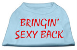 Bringin' Sexy Back Screen Print Shirts Baby Blue XS (8)