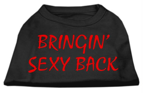 Bringin' Sexy Back Screen Print Shirts Black  XXL (18)