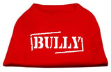 Bully Screen Printed Shirt  Red Lg (14)