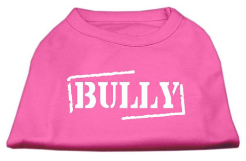 Bully Screen Printed Shirt  Bright Pink XS (8)