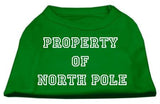 Property of North Pole Screen Print Shirts Emerald Green Lg (14)