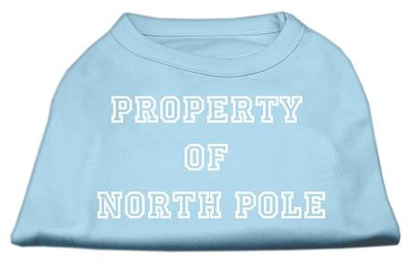 Property of North Pole Screen Print Shirts Baby Blue M (12)