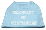 Property of North Pole Screen Print Shirts Baby Blue XS (8)