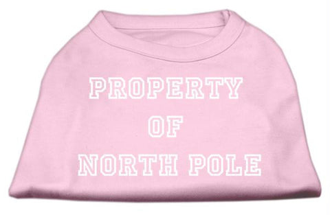 Property of North Pole Screen Print Shirts Pink XXXL (20)