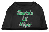 Santa's Lil' Helper Screen Print Shirt  Black  Med (12)