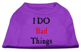 I Do Bad Things Screen Print Shirts Purple L (14)