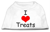 I Love Treats Screen Print Shirts White Lg (14)