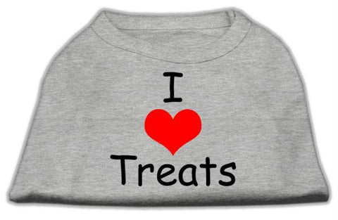 I Love Treats Screen Print Shirts Grey XXXL (20)