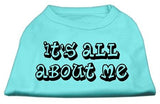 It's All About Me Screen Print Shirts Aqua Lg (14)