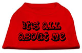 It's All About Me Screen Print Shirts Red Med (12)