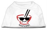 Miso Cool Screen Print Shirts White XS (8)