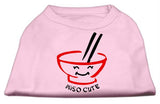 Miso Cute Screen Print Shirts Pink Lg (14)