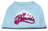 I'm a Princess Screen Print Shirts Baby Blue Lg (14)