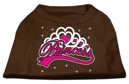 I'm a Princess Screen Print Shirts Brown Sm (10)