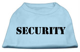 Security Screen Print Shirts Baby Blue w- black text XS (8)