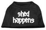 Shed Happens Screen Print Shirt Black  Lg (14)