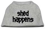 Shed Happens Screen Print Shirt Grey Lg (14)