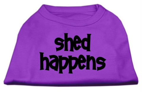 Shed Happens Screen Print Shirt Purple Lg (14)