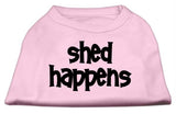 Shed Happens Screen Print Shirt Light Pink XS (8)