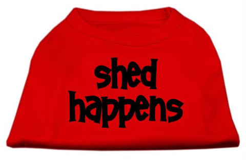 Shed Happens Screen Print Shirt Red XS (8)