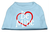 Be Mine Screen Print Shirt Baby Blue Lg (14)