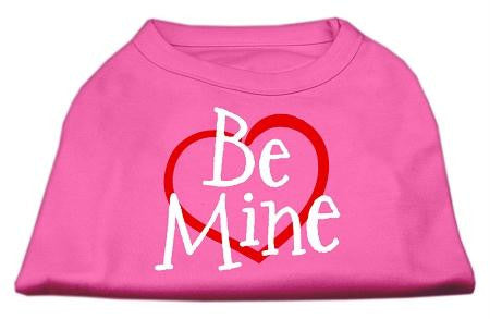 Be Mine Screen Print Shirt Bright Pink XL (16)