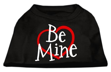 Be Mine Screen Print Shirt Black  XS (8)