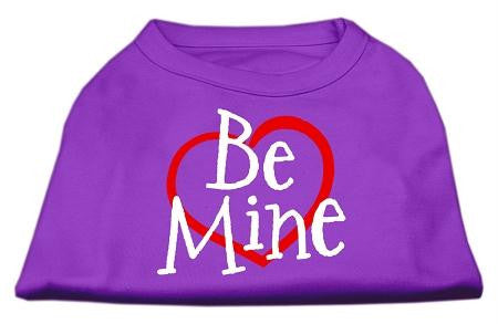 Be Mine Screen Print Shirt Purple XXL (18)