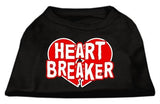 Heart Breaker Screen Print Shirt Black  Med (12)