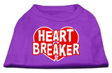 Heart Breaker Screen Print Shirt Purple Sm (10)