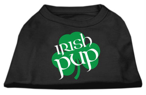 Irish Pup Screen Print Shirt Black  Lg (14)