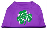 Irish Pup Screen Print Shirt Purple Lg (14)