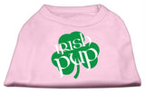 Irish Pup Screen Print Shirt Light Pink  XXXL (20)