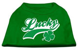 Lucky Swoosh Screen Print Shirt Emerald Green Lg (14)