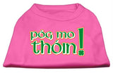 Pog Mo Thoin Screen Print Shirt Bright Pink Lg (14)