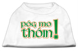 Pog Mo Thoin Screen Print Shirt White  XS (8)