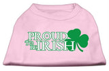 Proud to be Irish Screen Print Shirt Light Pink  Lg (14)