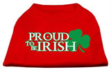 Proud to be Irish Screen Print Shirt Red Sm (10)