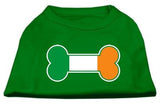 Bone Flag Ireland Screen Print Shirt Emerald Green Lg (14)