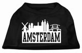 Amsterdam Skyline Screen Print Shirt Black XL (16)