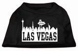 Las Vegas Skyline Screen Print Shirt Black Lg (14)