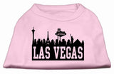 Las Vegas Skyline Screen Print Shirt Light Pink XS (8)