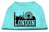 London Skyline Screen Print Shirt Aqua Sm (10)