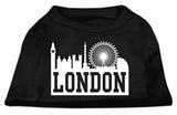 London Skyline Screen Print Shirt Black XS (8)