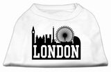 London Skyline Screen Print Shirt White XS (8)