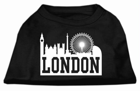 London Skyline Screen Print Shirt Black XXXL (20)