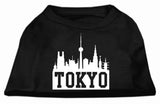 Tokyo Skyline Screen Print Shirt Black XS (8)