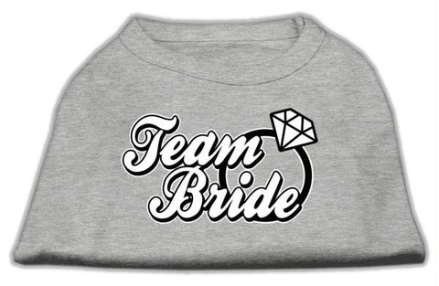 Team Bride Screen Print Shirt Grey Sm (10)